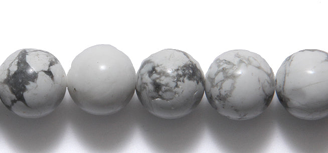 12ST405: Howlite Round 12mm