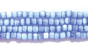 9SC974R: CZ Seed Bead 3-cut Satin Blue 9/0-1HK