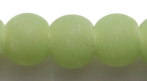 10IN180-M: Round Opal Olive 10mm 4MM ID Matte-STR