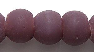 10IN198-M: Round Dusty Amethyst 9-10mm 4MM ID Matte-24 IN STR