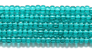 11SB285-D1R: CZ Seed Bead Trans Aquamarine 11/0-1HK