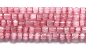 9SC994-1: CZ Seed Bead 3-cut Satin Sol-gel Vintage Rose 9/0 10HK