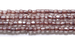 9SC752: CZ Seed Bead 3-cut Colorlined Brown 9/0 10HK