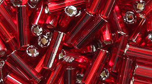 3BB442-L: CZ Bugle SIL Line Ruby #3 Loose-100GM