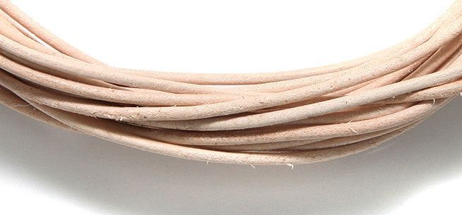 15LC151-5: Leather Cord Natural 1.5mm 5MTR