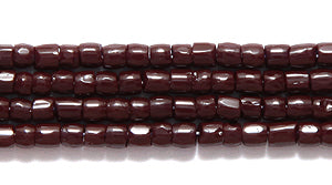 9SC156: CZ Seed Bead 3-cut DK Brown 9/0 10HK