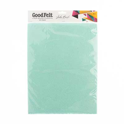 MS621-SEA: Good Felt 8.5x11 Inch Seafoam 4PPK