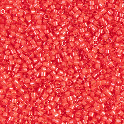 14SD741-LM: Delica Luminous Poppy Red 11/0 DB2051-  - 50 Gram Bags