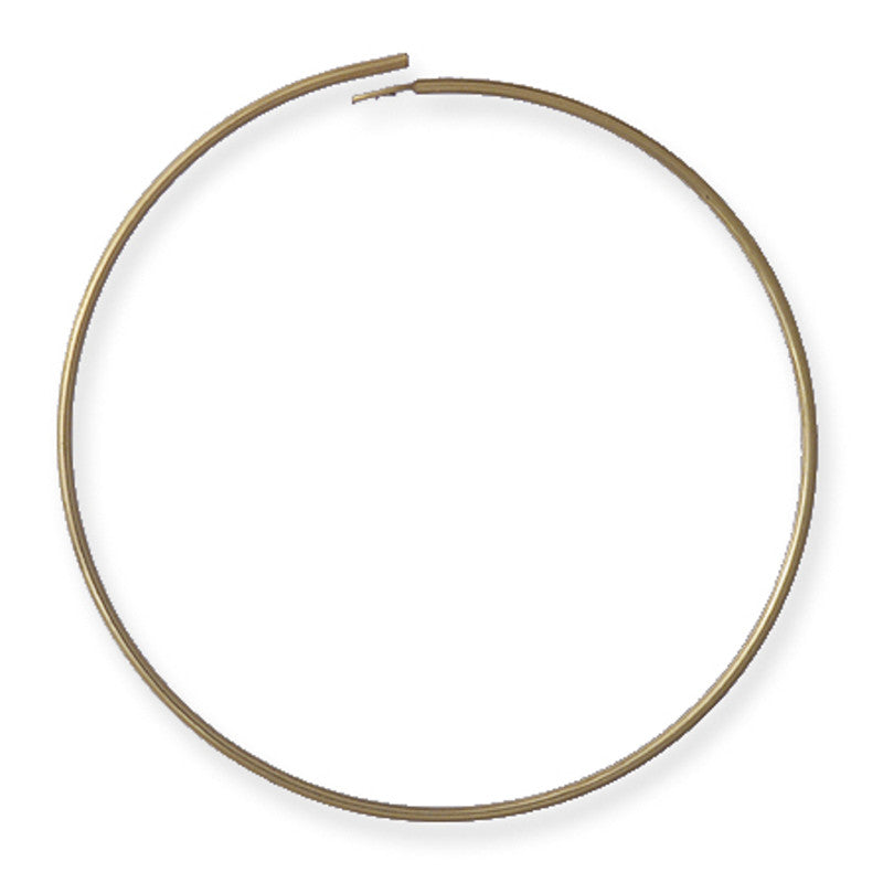 30FI56-GR: Earring Hoop Gold Plate 30mm - 5 Pairs