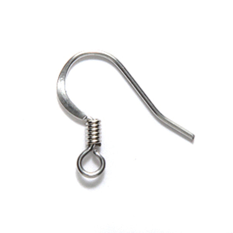 FI57-SUR: Ear Wire French Style Small Surg Steel 24PR