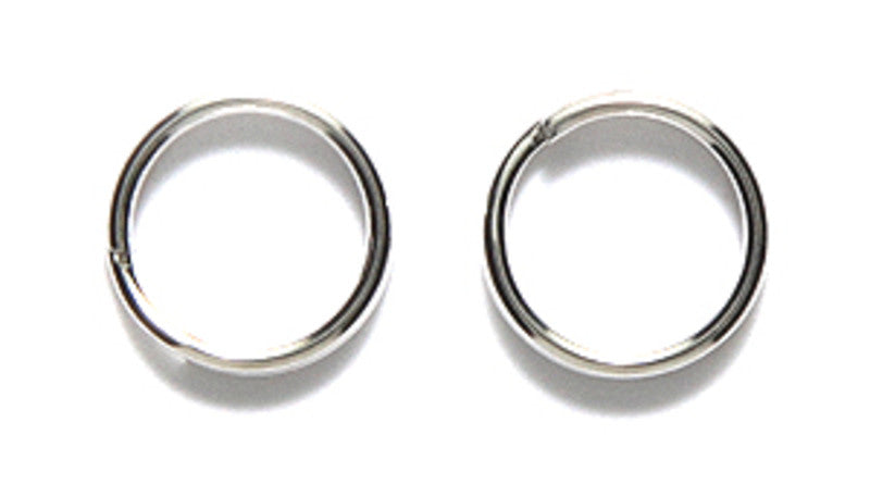 FI213-SR: Split Ring Silver Color 9mm - 50PPK