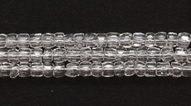 9SC212: CZ Seed Bead 3-cut Crystal 9/0 10HK