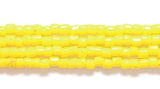 12SC122: CZ Seed Bead 3-cut Opaque LT Yellow 12/0 5HK