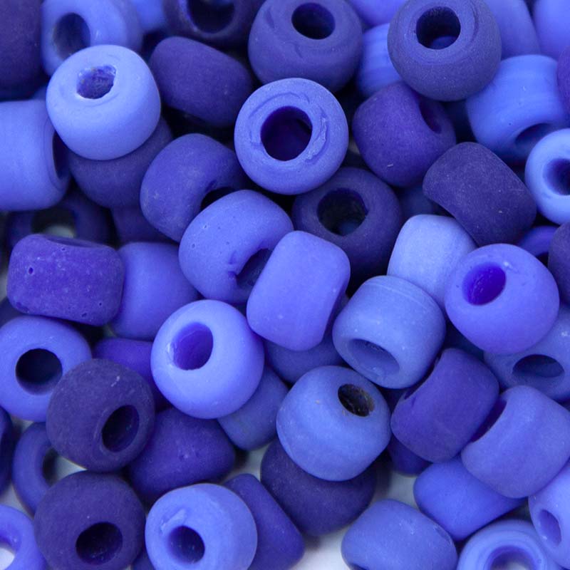 9IC525-74M: Crow Mix Blues Matte 9mm Loose- 150PC