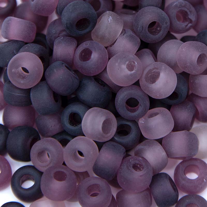 9IC525-98M: Crow Mix Purple Trans Matte 9mm 150PC