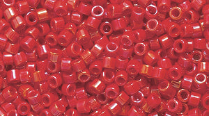 14SD544: Delica Opaque Red Luster 11/0 DB214 - 100 Gram Bags