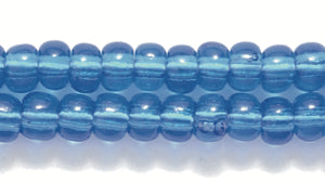 6SB274: CZ Seed Bead Sapphire 6/0 36STR