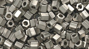 8SD815-MHCR: Miyuki Hex Nickel Plate Matte 8/0 10GM