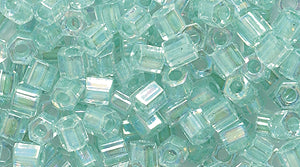 8SD781-CABR: Miyuki Hex Seafoamlined Crystal AB 8/0 8c27802 25GM