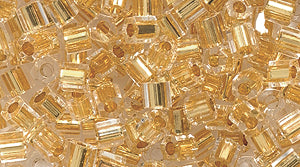 8SD754-HCR: Miyuki Hex 24 Karat Gold Line Crystal 8/0 8c-195-8GM