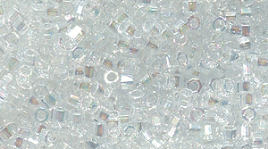 14SD512-TCR: Delica Hex Crystal AB 11/0 DBC0051 9GM