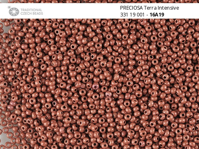 10SB155-IT: CZ Seed Bead Terra Intensive Chocolate 10/0 5HK