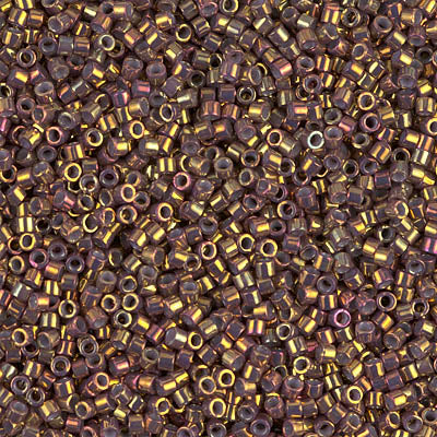 14SD557-MER: Delica Seed Bead Metallic Earth Batik Iris DB1010-11/0