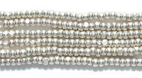 13SB813-WCR: CZ Seed Bead Charlotte Terra Metallic Silver 13/0 1HK