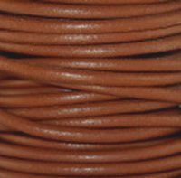 10LC154-U2: Leather Cord 1mm Saddle 2 Meter - Spool