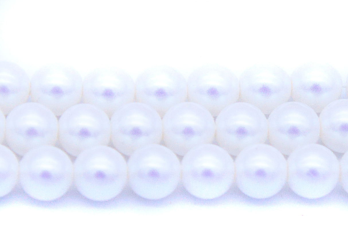 6GP611-I: CZ Glass Pearl Iridescent White 6mm 300PC