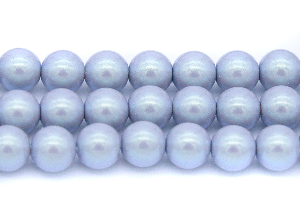 4GP606-IR: CZ Glass Pearl Iridescent Grey 4mm-100PC