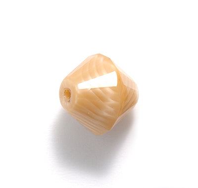 93FC5952R: CZ Faceted Diamond Satin Tan 14mm-5PC