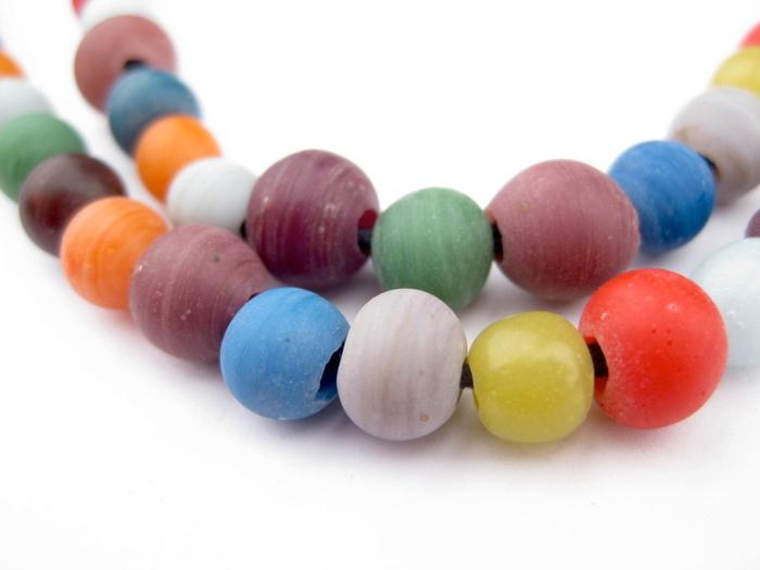 GA104-JAVAMX: Mixed Java Sphere Beads 6-8mm 85PST AVG