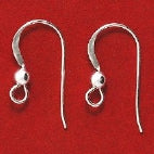 FI52-SSR: Ear Wire French Style Sterling Silver 4PR