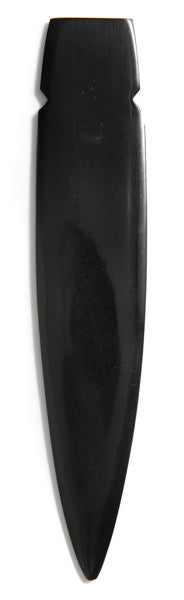 HR293-B: Horn Spear Head Black 32x180mm 7IN