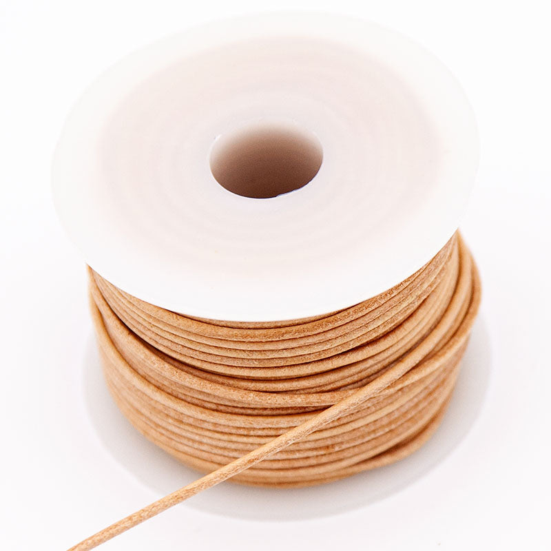 15LC151: Leather Cord Natural 1.5mm 25MTR