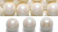 6CC614: Preciosa Nacre Pearl Perlescent Cream 6mm-200PC