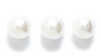 6CC612: Preciosa Nacre Pearl Round White 6mm-200pc