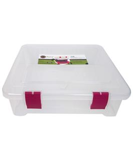 BC7080-82COP: Creative Options Organizer Album & Craft Tub Clear