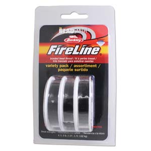 69TN109-MX: FIRELINE BLK ASST 4LBS 6LBS 8LBS 3X15YD