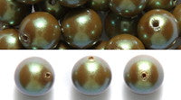 6CC681-I: Preciosa Nacre Pearl Perlescent Khaki 6mm-200PC