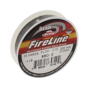 60TN105-15: FIRELINE THREAD 4LB SMOKE 0.005IN/0.12MM 15 YARDS