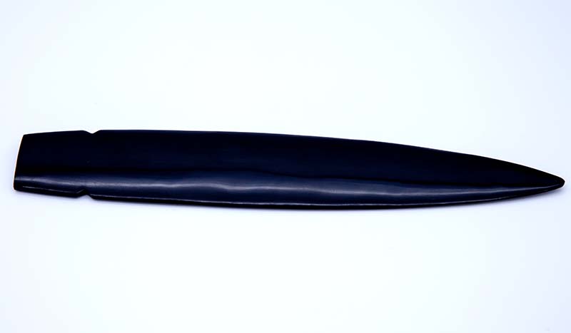 HR293-230B: Horn Spear Head 230mm 9IN Black 1PC