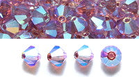 82CC598-F: Preciosa Crystal Dia Amethyst Ab2x 4mm-144PC