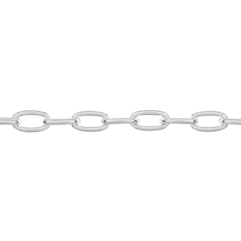 CX134-SS40F: SS Paperclip Chain 3x2mm OD