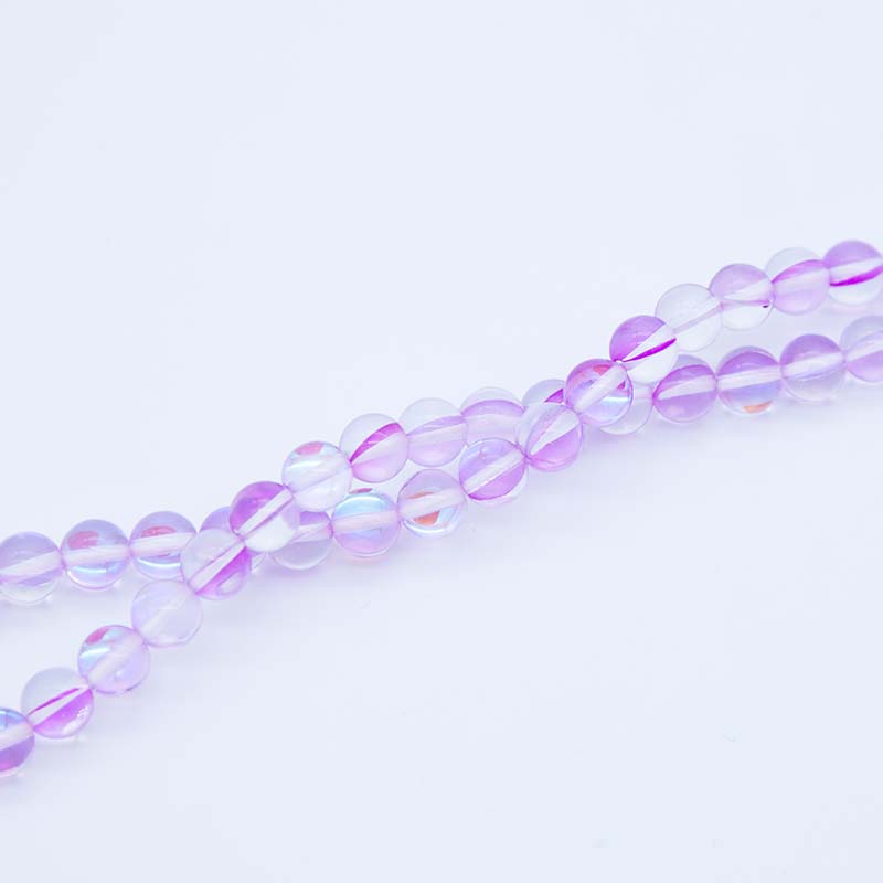 8CD596: Mystic Aura Quartz Purple 8mm