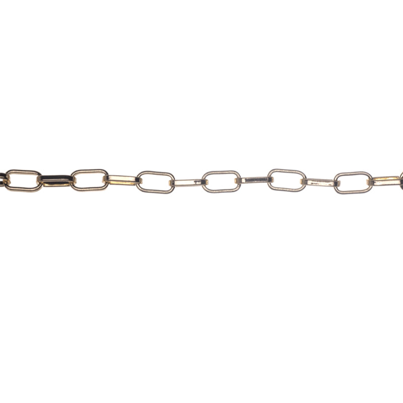 CX2603-G: 12mm X 6.7mm Paperclip Chain