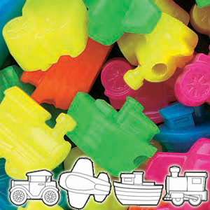 PL632: PL Mini Mobiles Neon Mix 1/4lb Bag