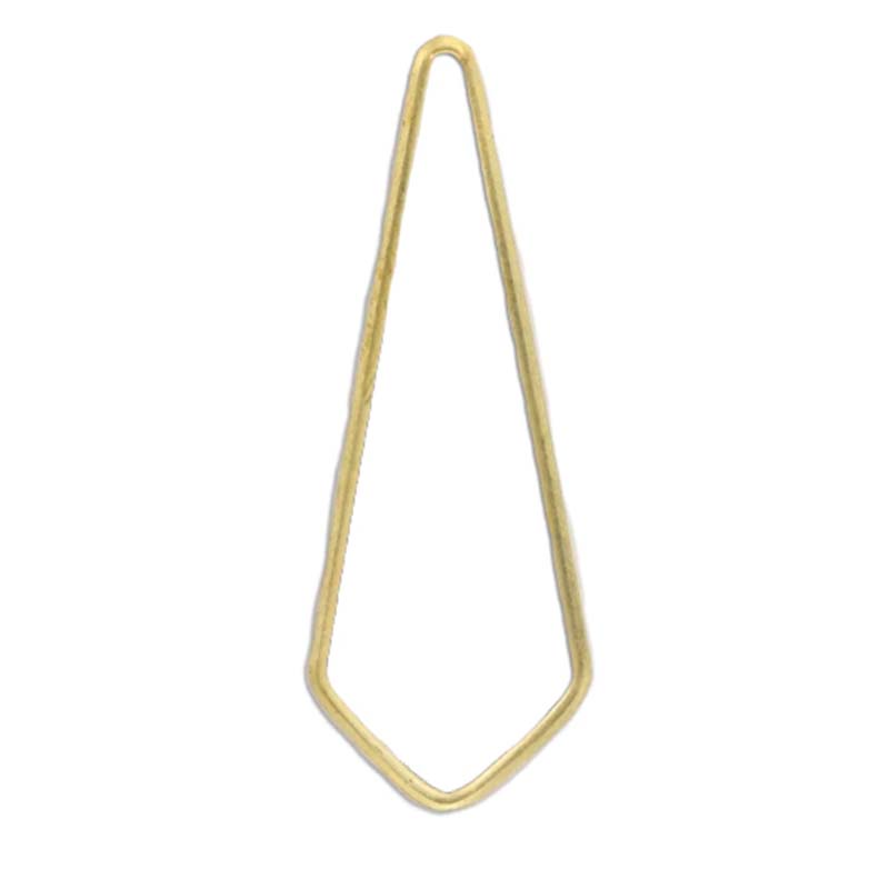 VV1119: Vintaj Solid Brass 42x16mm Chevron Frame