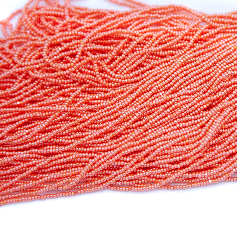 11SB334-C: CZ Seed Bead True Cut Sfinx Orange 11/0 6HK